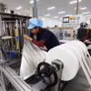 Cadena de producción en la empresa Malpensa Plant Vietnam, con 100% capital japonés. Foto: VNA