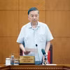 El secretario general del Partido Comunista y presidente de Vietnam, To Lam, insta a desarrollar la industria de materiales. (Foto: VNA)