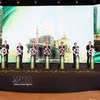 El viceprimer ministro Le Tien Chau y otros delegados en la ceremonia. (Foto: VNA)