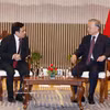 El secretario general del Partido Comunista y presidente de Vietnam, To Lam, y el presidente de la Corporación Nacional de Petróleo y Gas de la India (ONGC), Arun Kumar. (Foto: VNA)