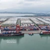 Puerto internacional de Chu Lai, centro logístico importante de la región central de Vietnam. (Foto: VNA)
