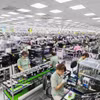 Una cadena de producción de Samsung Vietnam. Foto: VNA