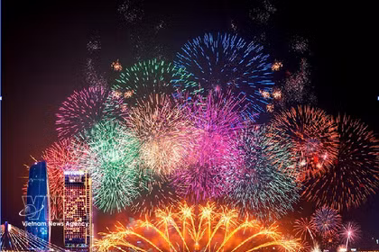 Celebran Festival Internacional de Fuegos Artificiales de Da Nang 2026 
