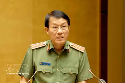 El general Luong Tam Quang, miembro del Buró Político y ministro de Seguridad Pública. (Fuente: VNA)