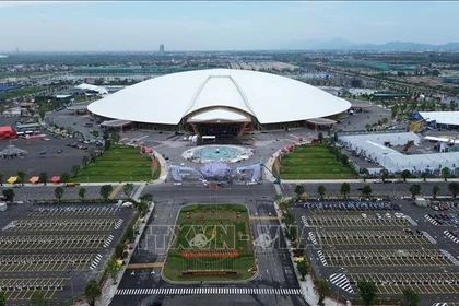 El Centro de Exposiciones de Vietnam (VEC) en el distrito de Dong Anh, Hanoi (Foto: VNA)