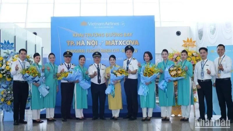 Vietnam Airlines reanuda vuelos directos entre Hanoi y Moscú (Fuente: VNA)