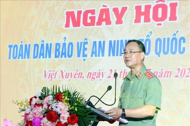 El viceministro de Seguridad Pública de Vietnam, coronel general Pham The Tung (Fuente: VNA)