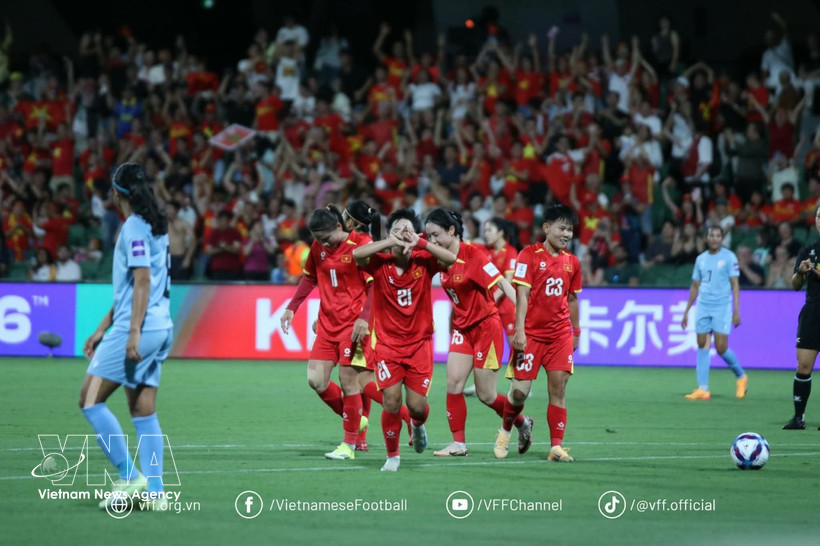 Vietnam protagonizó un inicio dramático en el Grupo C de la Copa Asiática del fútbol femenino (AFC) 2026, al imponerse hoy por 2-1 a la India (Fuente: VNA)