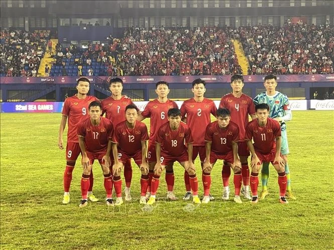 El equipo sub-22 de Vietnam (Fuente: VNA)