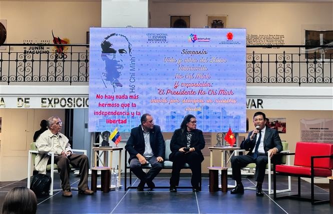 En la mesa redonda (Fuente: VNA)