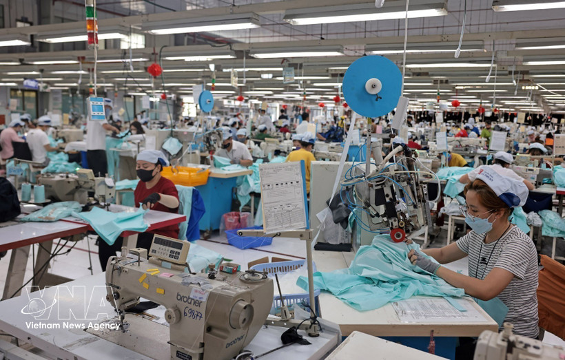 Textiles y las prendas de vestir son uno de los principales productos de exportación de Vietnam a Rusia (Fuente: VNA)