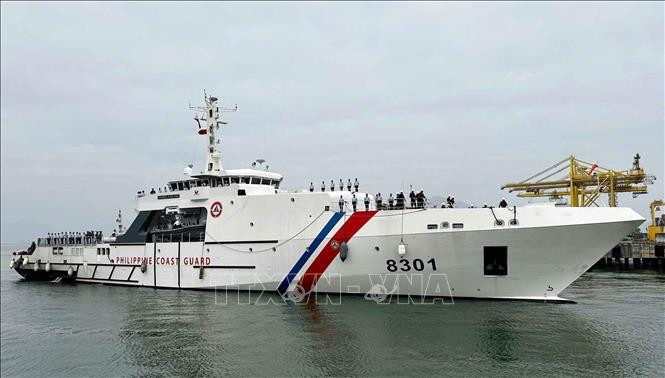 El barco BRP Gabriela Silang de la Guardia Costera de Filipinas (Fuente: VNA)