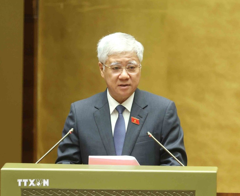 Do Van Chien, miembro del Buró Político del Partido Comunista de Vietnam (PCV) y presidente del Comité Central del Frente de la Patria del país (Fuente: VNA)