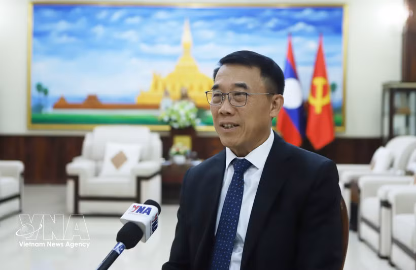 El jefe de la Comisión de Relaciones Exteriores del Comité Central del PPRL, Bounleua Phandanouvong (Fuente: VNA)