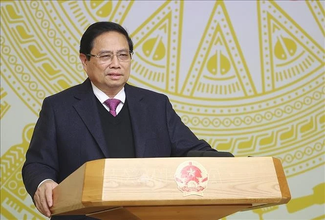 El primer ministro vietnamita, Pham Minh Chinh (Fuente: VNA)