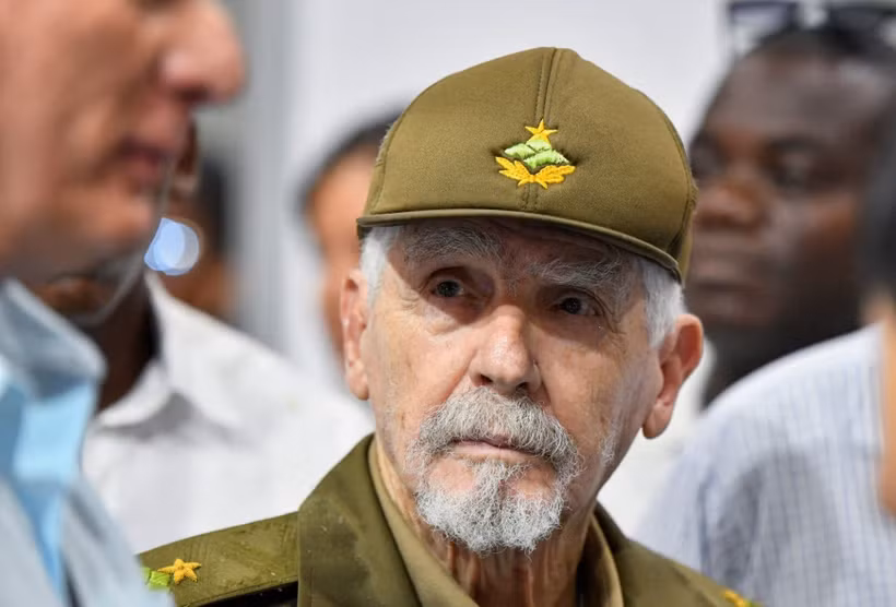 El comandante de la Revolución y viceprimer ministro de Cuba, Ramiro Valdés Menéndez (Fuente: Embajada de Cuba en Reino Unido)