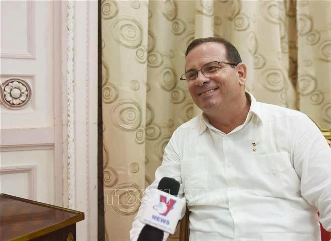 Fernando González Llort, Héroe de Cuba y Presidente del Instituto Cubano de Amistad con los Pueblos (ICAP) (Fuente: VNA)