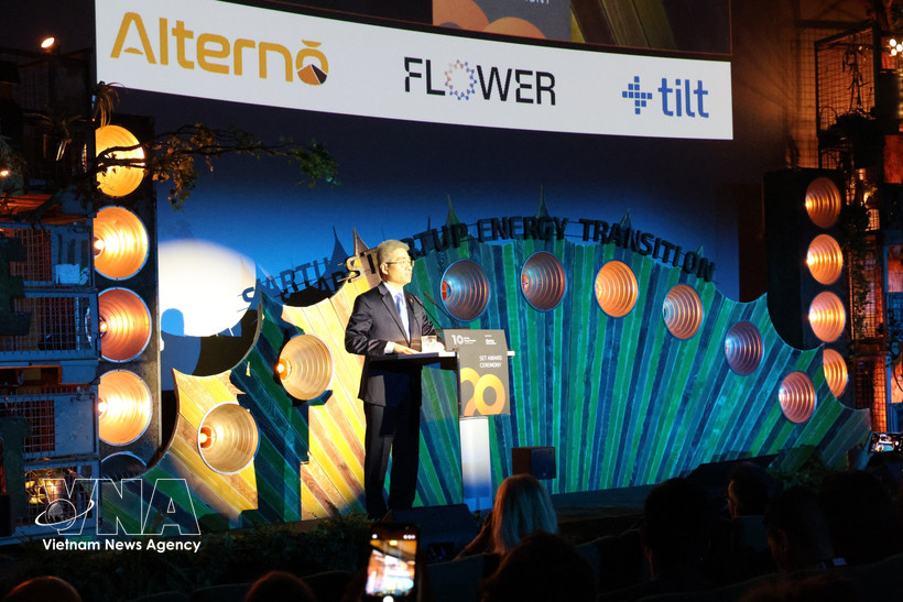 El embajador de Vietnam en Alemania, Nguyen Dac Thanh, habla en la cita (Fuente: VNA)