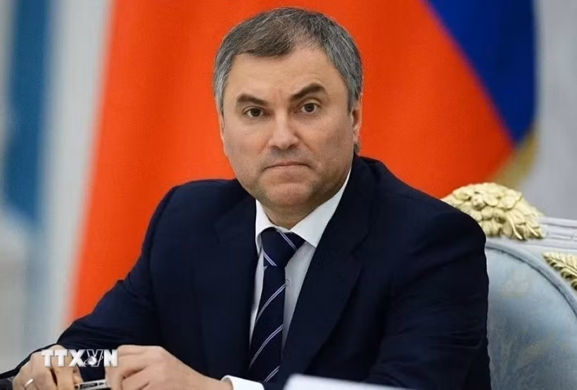 El presidente de la Duma Estatal de Rusia, Vyacheslav Volodin (Fuente: VNA)