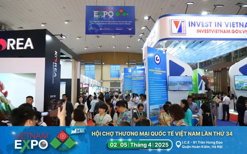 La Feria Internacional de Comercio de Vietnam (VIETNAM EXPO) 2025 tendrá lugar en Hanoi del 2 al 5 de abril próximo (Fuente: VNA)