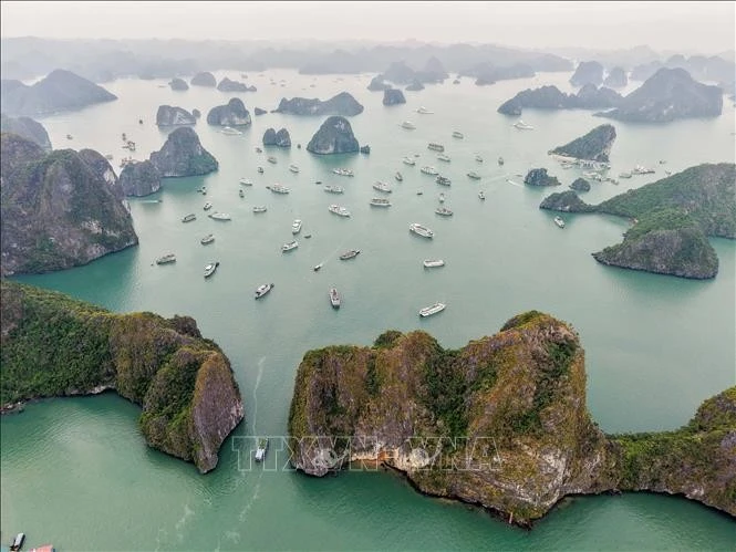 Una parte de la Bahía de Ha Long (Fuente: VNA)