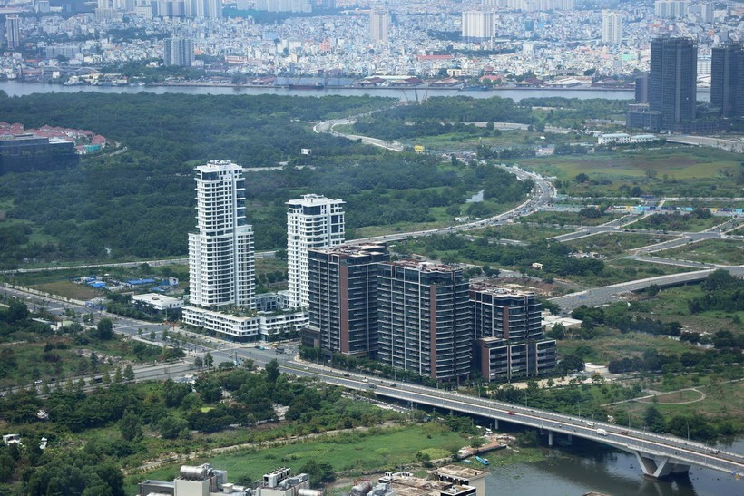 Edificios en Ciudad Ho Chi Minh (Fuente: VNA)