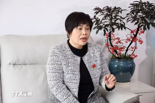 Pan Jin E, especialista del Instituto de Estudios Marxistas de la Academia China de Ciencias Sociales. (Fuente: VNA)