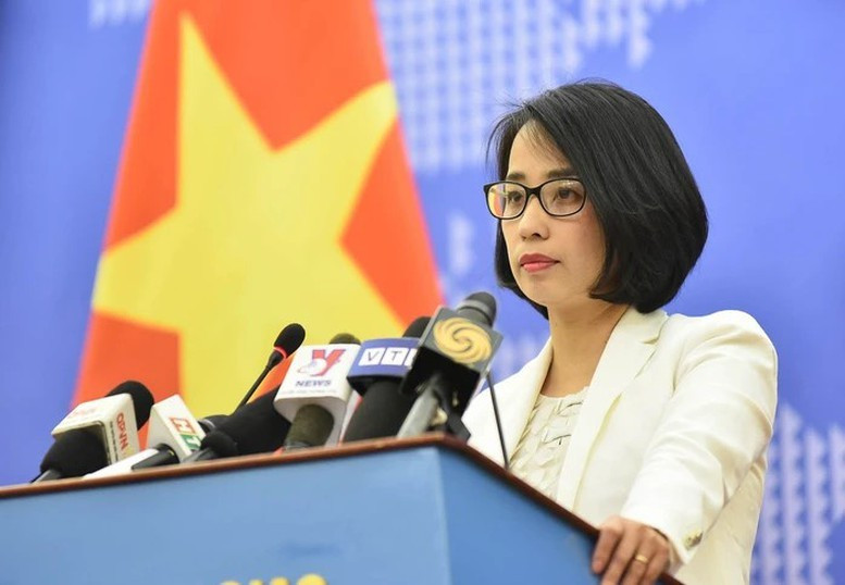 La vocera de la Cancillería de Vietnam, Pham Thu Hang (Fuente: VNA)