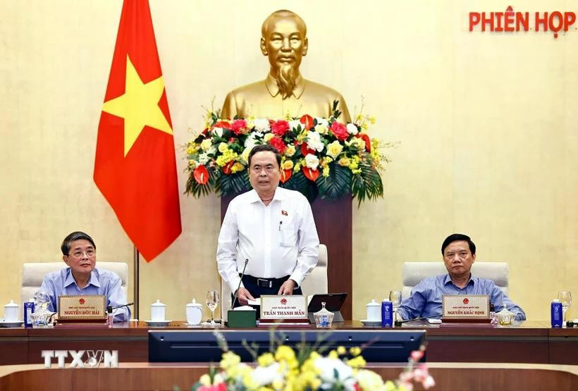 El presidente de la AN, Tran Thanh Man (Fuente: VNA)
