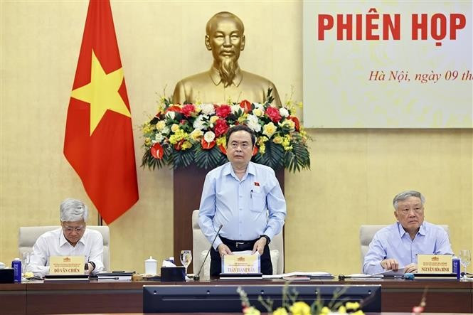 El titular de la Asamblea Nacional, Tran Thanh Man, habla en el evento (Fuente: VNA)