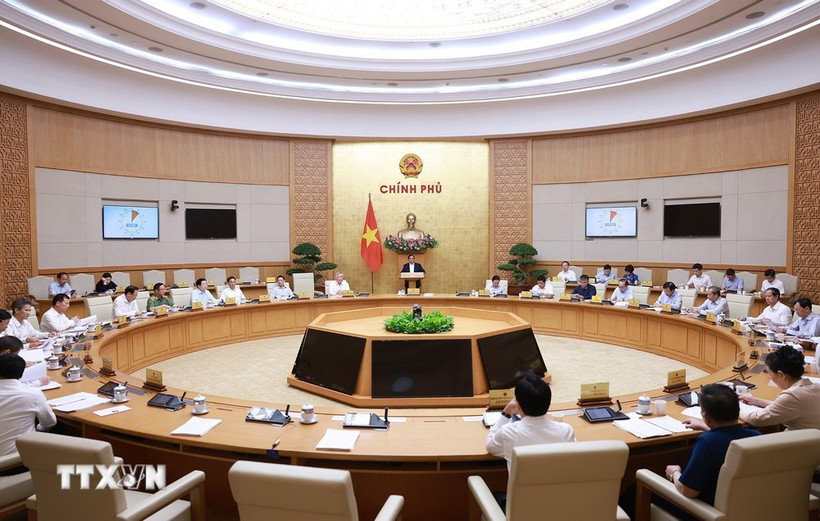 En la primera sesión temática del Gobierno sobre elaboración legislativa correspondiente a septiembre de 2025. (Fuente: VNA)