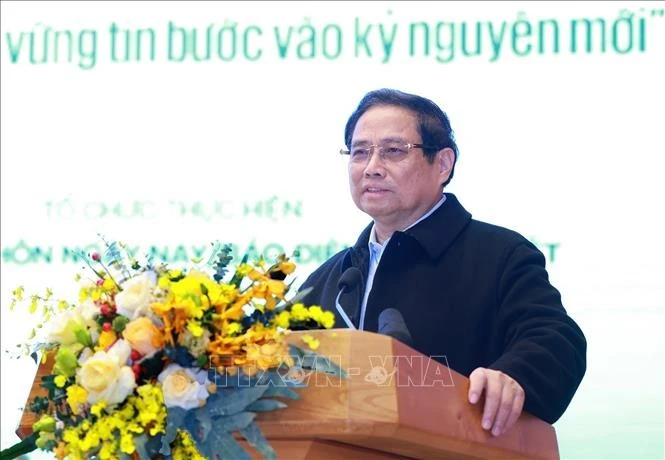 El primer ministro Pham Minh Chinh (Fuente: VNA)