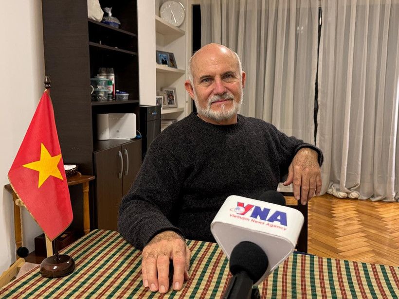 El veterano periodista cubano Martín Hacthoun (Fuente: VNA)
