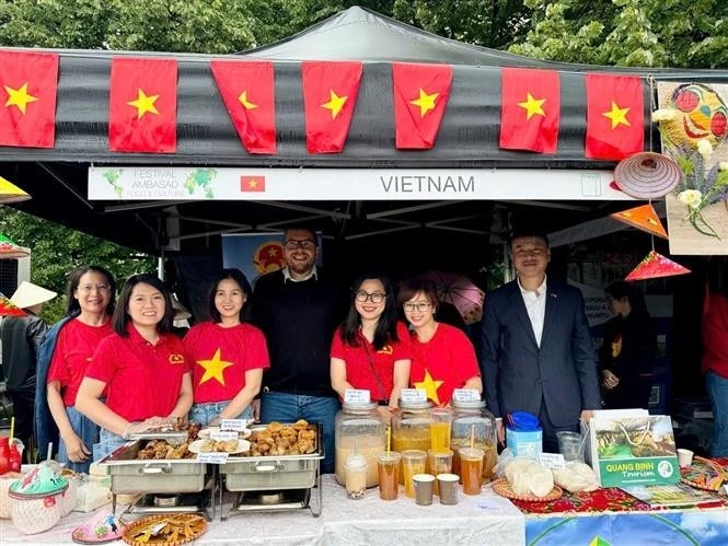 El stand vietnamita en el evento (Fuente: VNA)