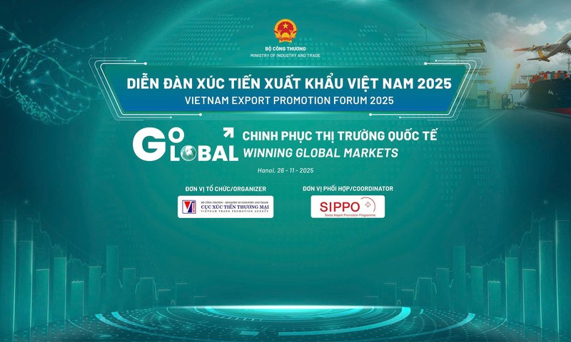 El Foro de Promoción de Exportaciones de Vietnam 2025 se llevará a cabo el 26 de noviembre en Hanoi (Fuente: VNA)
