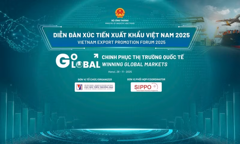 El Foro de Promoción de Exportaciones de Vietnam 2025 se llevará a cabo el 26 de noviembre en Hanoi (Fuente: VNA)