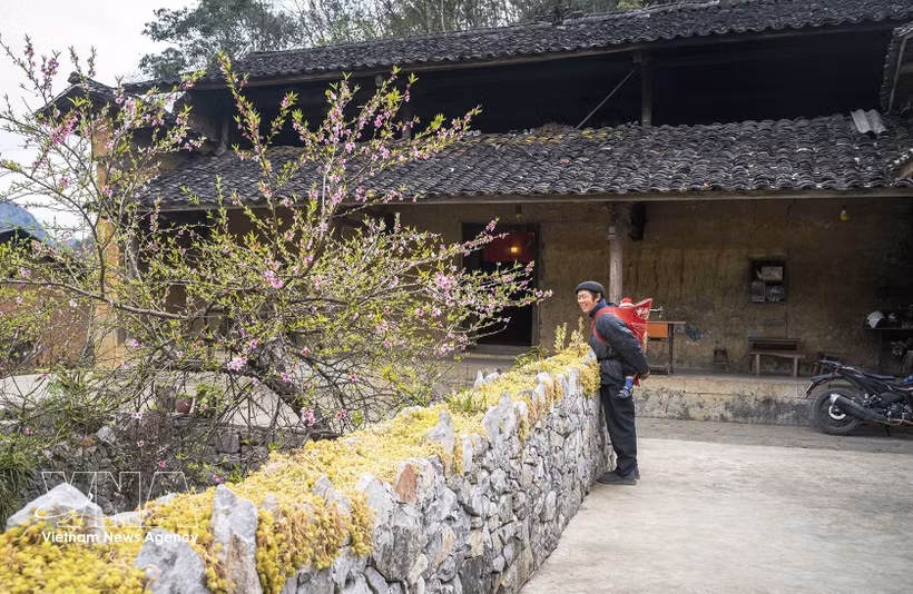 Una casa tradicional hmong en la provincia de Ha Giang. Foto: VNA.