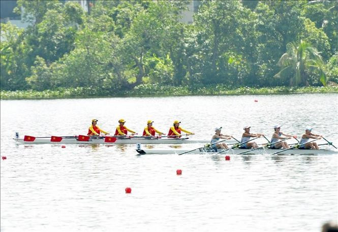 El Campeonato Asiático de Remo 2025 concluyó el 19 de octubre en la ciudad de Hai Phong (Fuente: VNA)