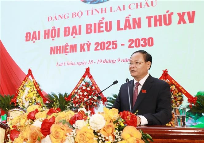 Le Minh Ngan, nuevo secretario del Comité del Partido Comunista de Vietnam en la provincia de Lai Chau (Fuente: VNA)