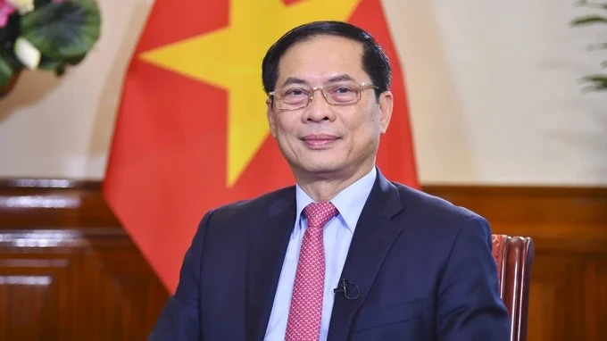 El viceprimer ministro y titular de Relaciones Exteriores de Vietnam, Bui Thanh Son (Fuente: VNA)