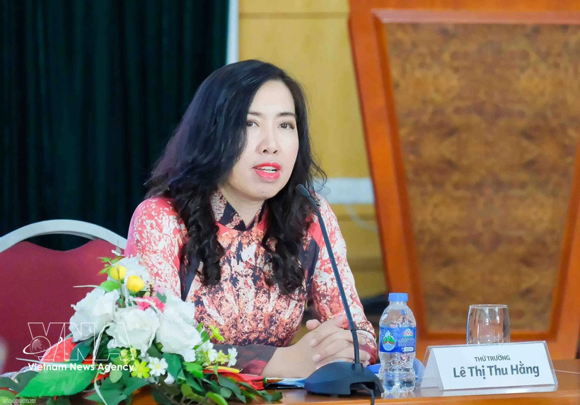 La viceministra de Relaciones Exteriores, Le Thi Thu Hang (Fuente: VNA)