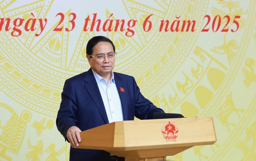 El primer ministro vietnamita, Pham Minh Chinh. (Fuente: VNA)