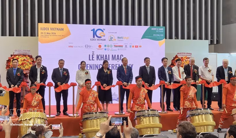 En la ceremonia de inauguración (Fuente: VNA)