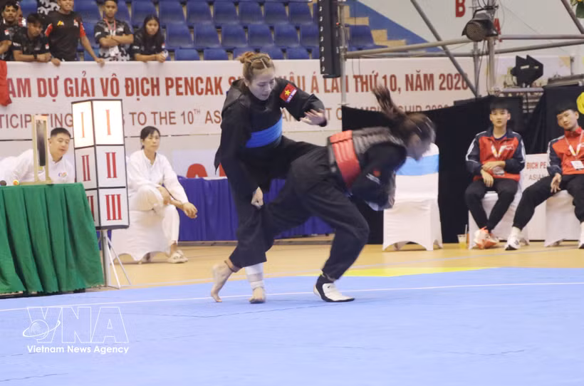 El equipo vietnamita de pencak silat revalida su título de campeón asiático por equipos, al obtener 16 medallas de oro (Fuente: VNA)