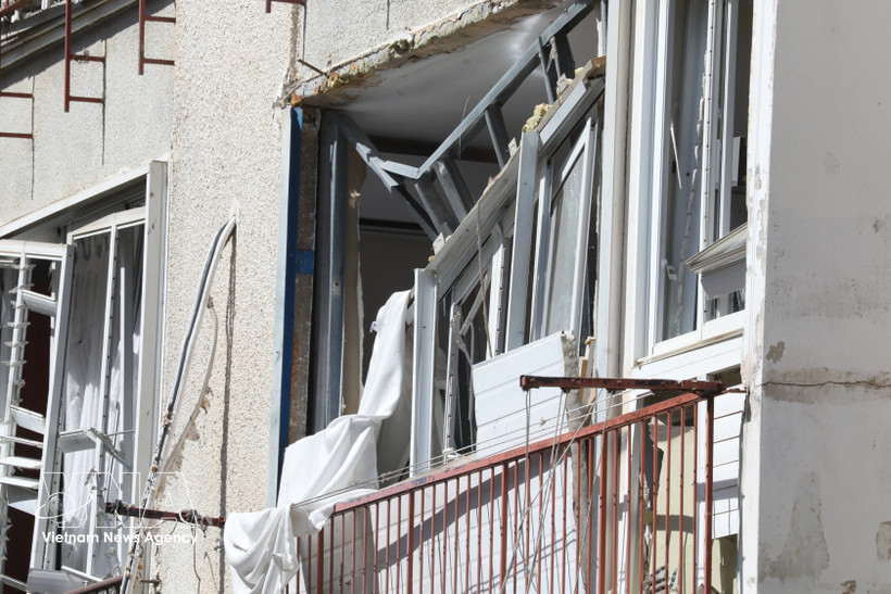 Escena de un ataque aéreo iraní en Tel Aviv, Israel, el 6 de marzo de 2026. Foto: Xinhua/VNA