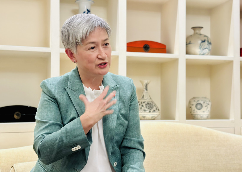 La ministra de Relaciones Exteriores de Australia, Penny Wong (Fuente: VNA)