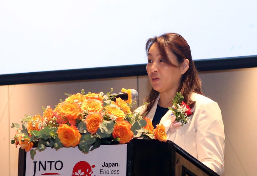 Matsumoto Fumi, jefa de la oficina de representación de la JNTO en Vietnam (Fuente: VNA)