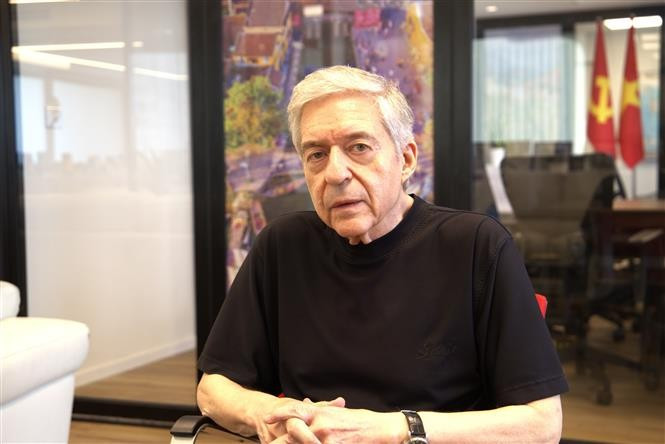 El exministro de Justicia de Israel, Yossi Beilin (Fuente: VNA)