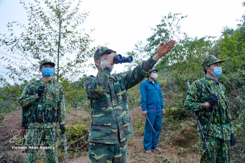 Vietnam y China lanzan el patrullaje conjunto 2026 en Dien Bien para fortalecer la seguridad fronteriza (Fuente: VNA)