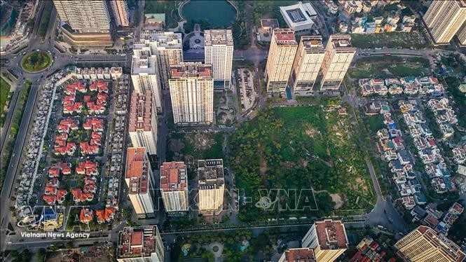 Una parte de área urbana de Starlake en Tay Ho Tay (Fuente: VNA)